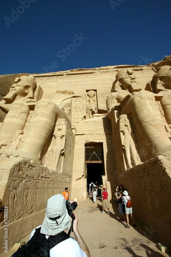pictures at abu simbel photo