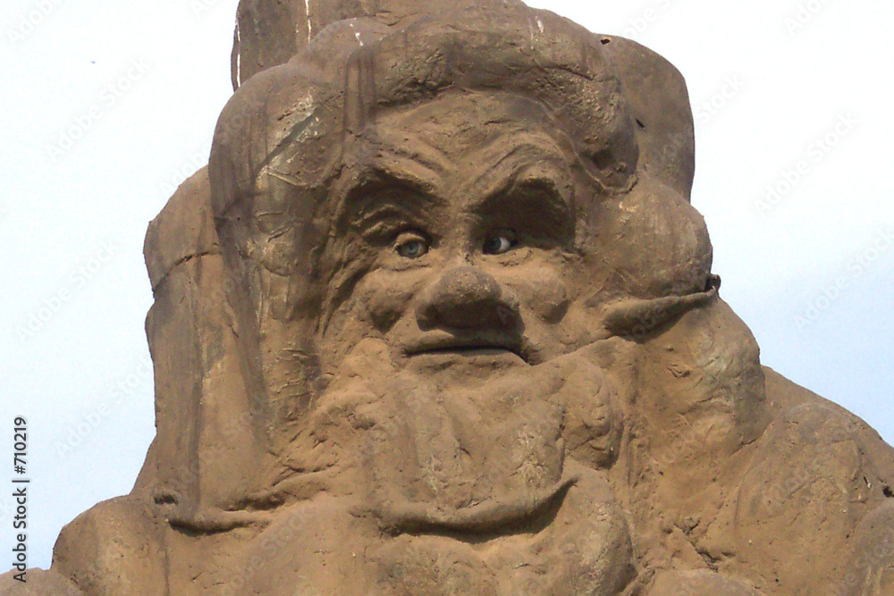 Fototapeta premium statue of old man
