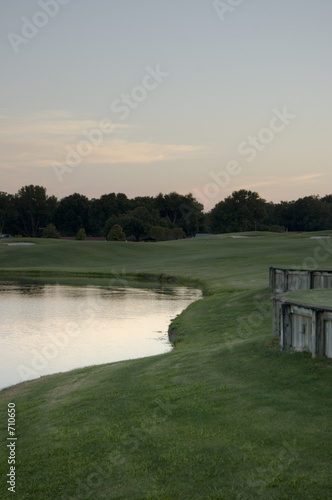 gold course at dusk 2