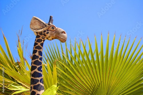 wooden giraffe