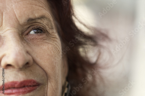 smile of the old age photo