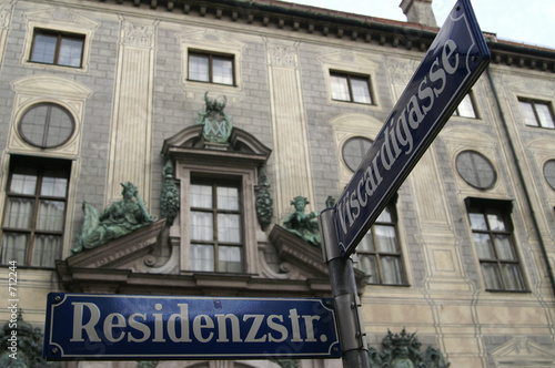 residenzstrasse, munich photo