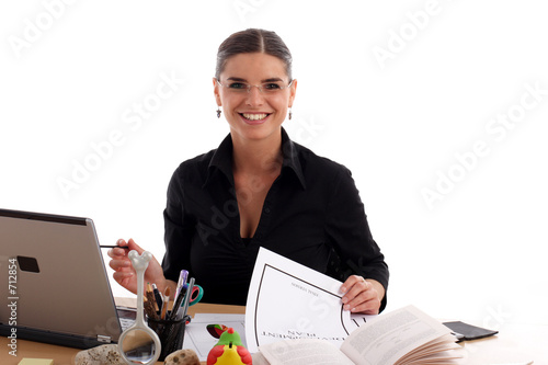 portrait of a young businesswoman