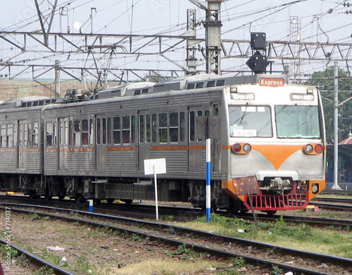 electric train in jakarta