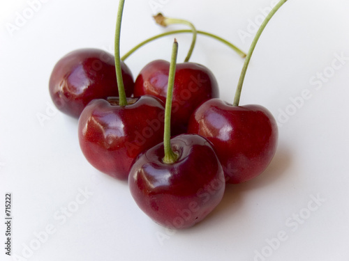 cherries on white © Ivan Josifovic