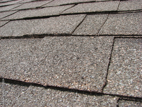 black shingles