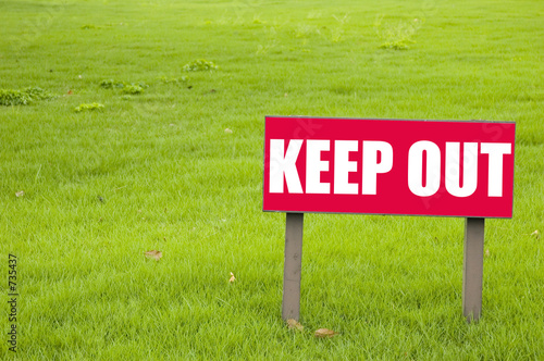keep out