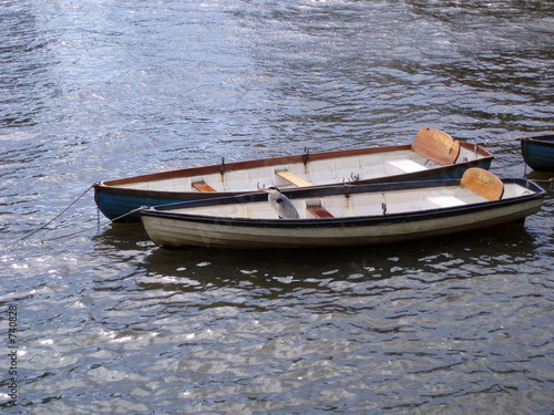 two boats & a heron 1
