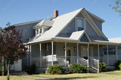 house with wrap around porch