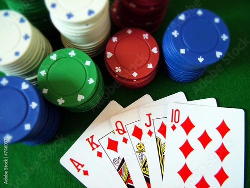 playing poker