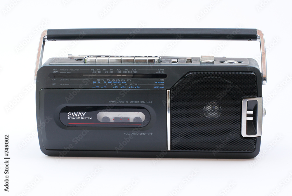 portable radio cassette recorder portable radio cassette recorder