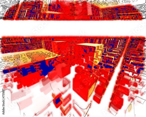 illustrated colored boxes