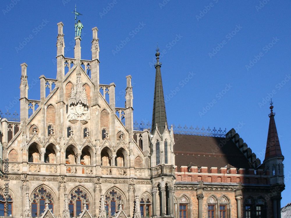Obraz premium münchen marienplatz