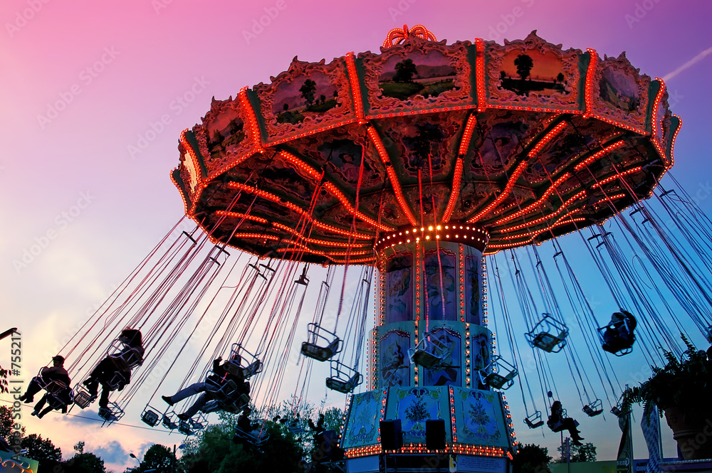 Obraz na płótnie merry-go-round