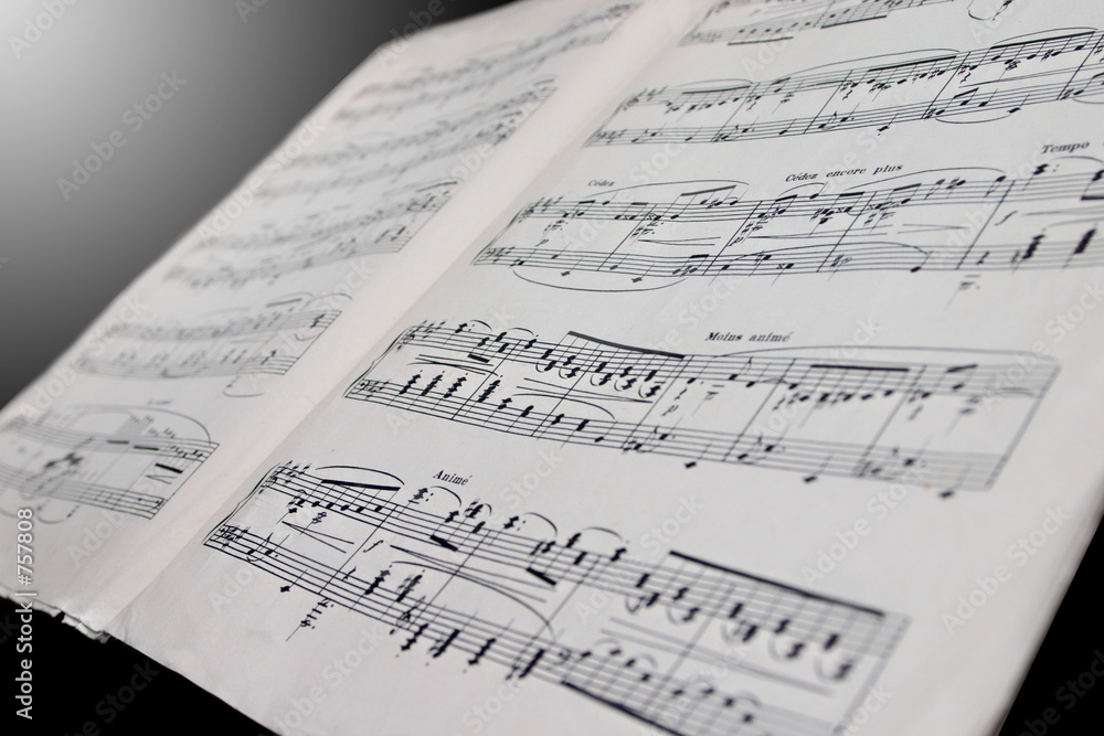Naklejka premium music
