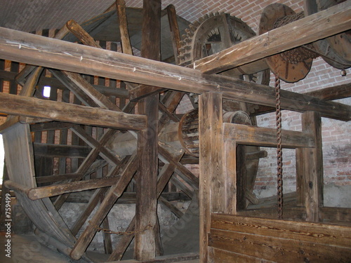 engrenages en bois