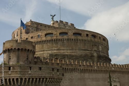  castle san angelo close view, , Rome, Italy 