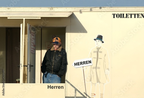 Naklejka toilettenwagen