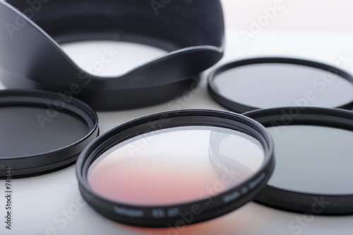photo filters and lens hood