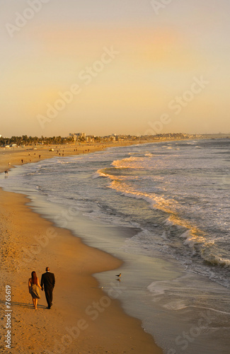 Obraz na płótnie couple on beach