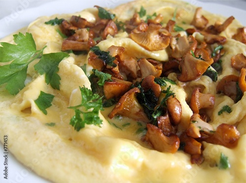 omelette aux girolles