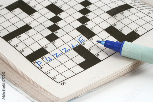 crossword puzzle photo