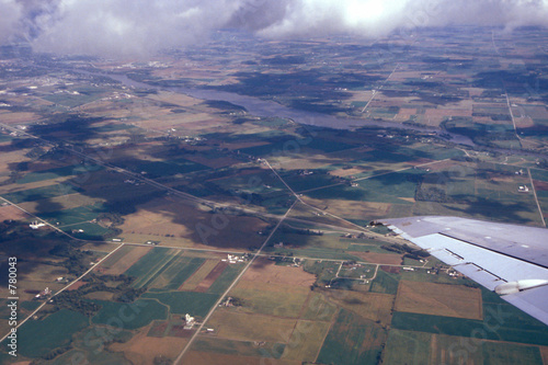 flug über wisconsin