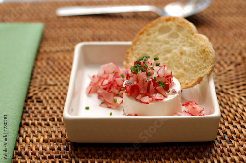 chèvre aux radis