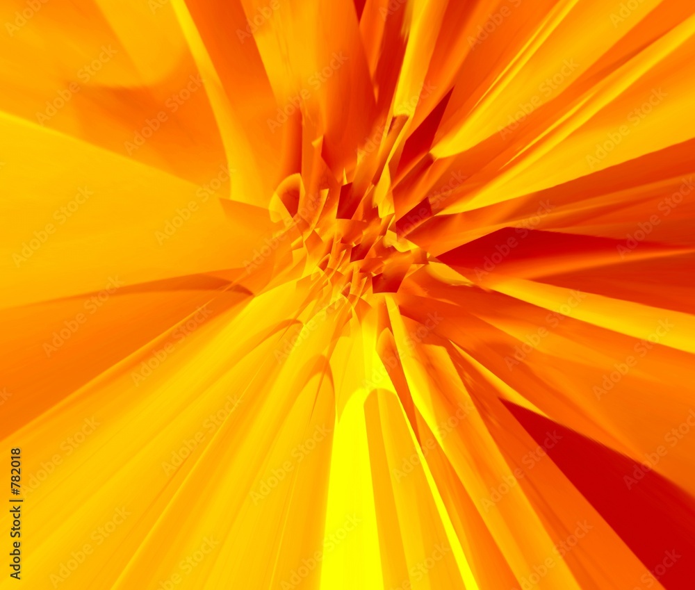 Fotografie gold abstraction flower