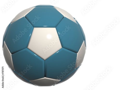 simple coloured soccer football illustration