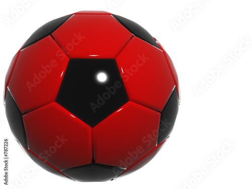 black red football soccer design