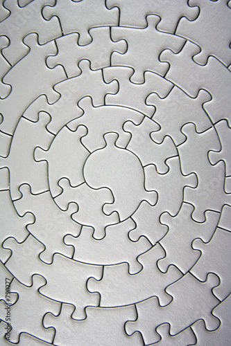 complete grey jigsaw wide angle