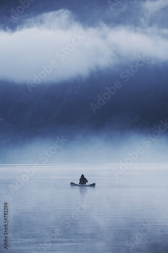 lonely fisherman