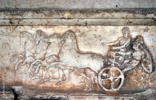 ancient greek bas-relief