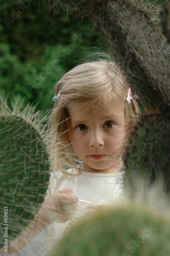 the child and the cactus
