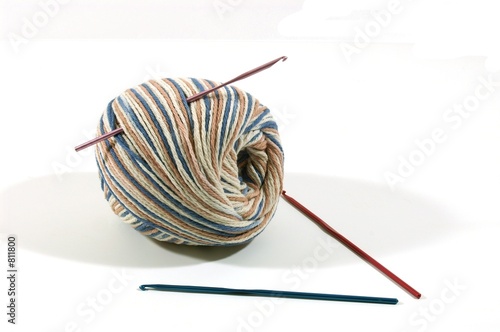 yarn and crochet needles