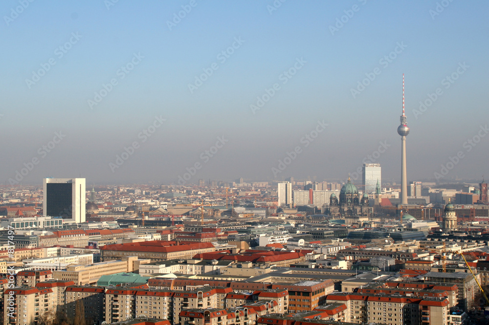 blick über berlin vom potsdamer platz