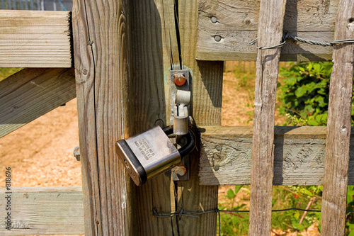locked gate