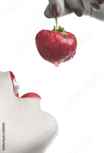 eating strawberry 3