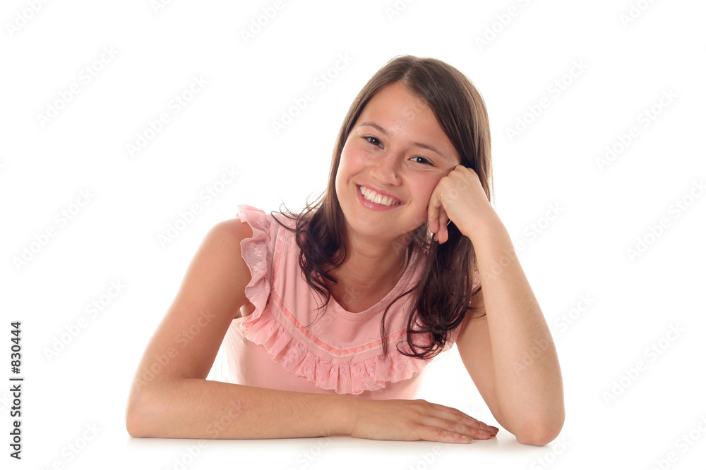 young woman smiling young woman smiling