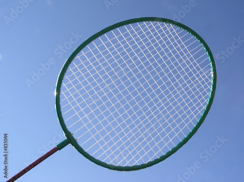 badminton racket © Anette Linnea Rasmus