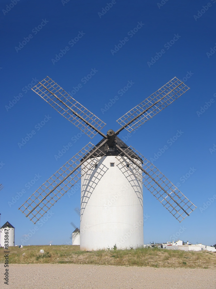 old spanish wind mill