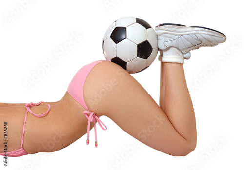 Obraz na płótnie abstract soccer concept