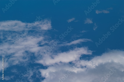 blue sky with white clouds at midday - image 7