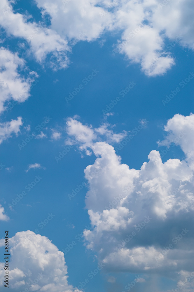 blue sky with white clouds at midday - image 12 blue sky with white clouds at midday - image 12