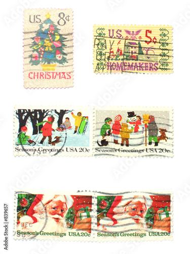 stamps  us stamps - season s greetings