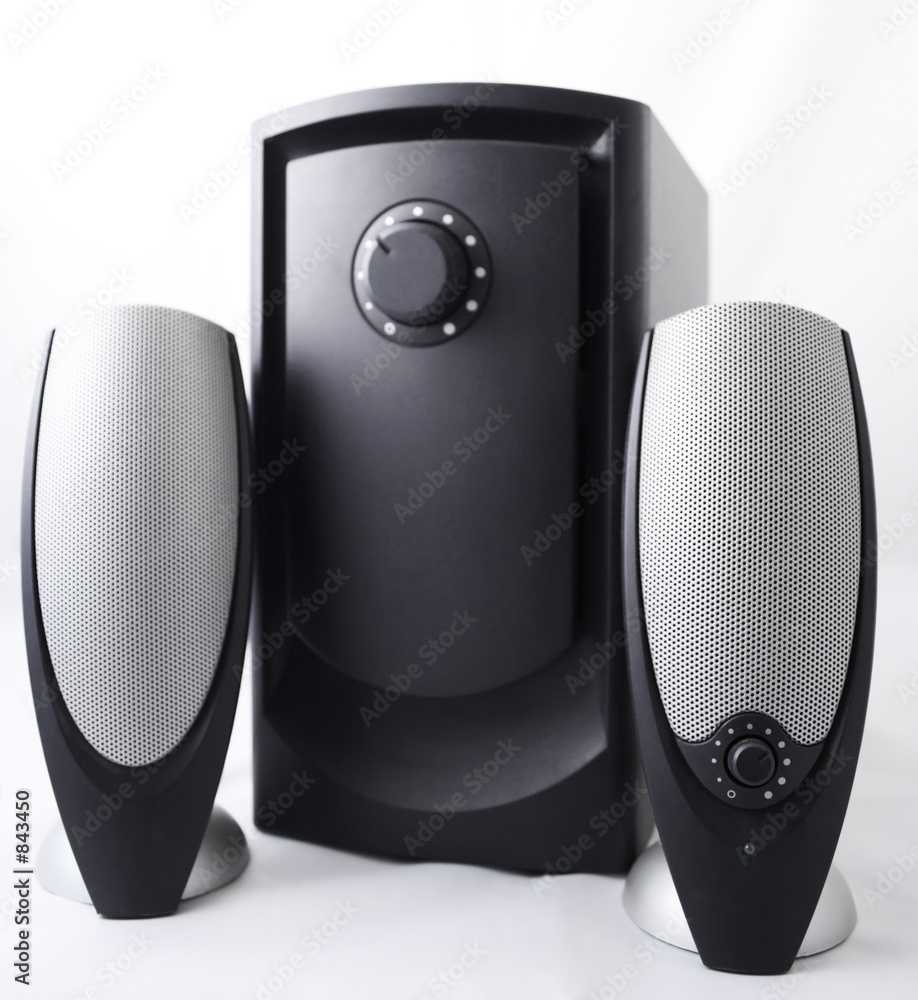 Foto computer desktop speakers with subwoofer 01
