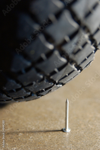 flat tyre