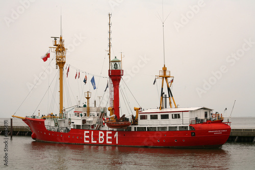Canvastavla feuerschiff