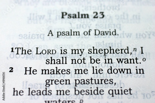 Foto psalm 23